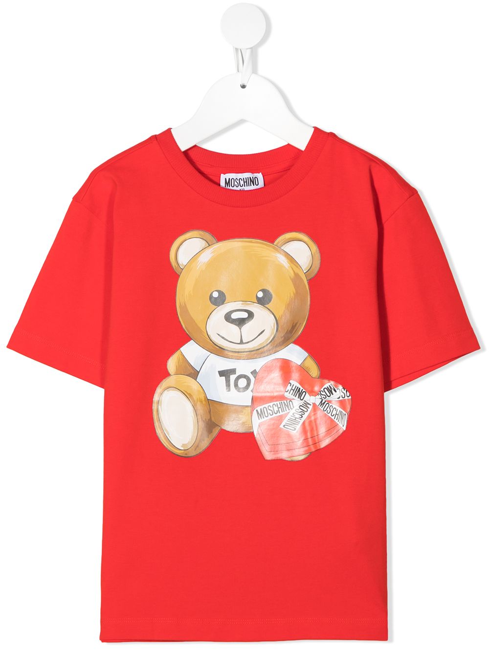 фото Moschino kids футболка toy bear