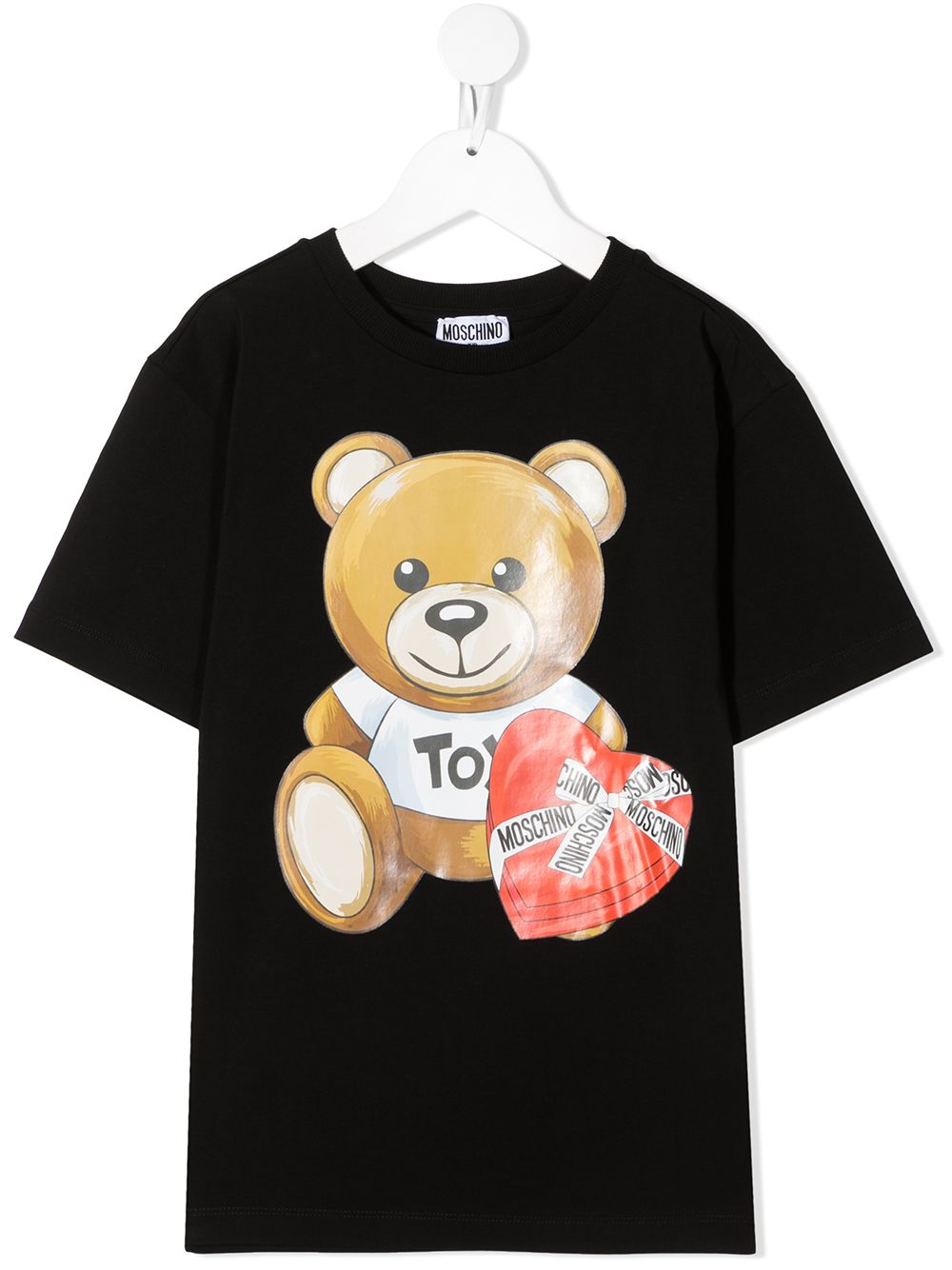 фото Moschino kids футболка toy bear