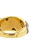 Van Cleef & Arpels 1990s pre-owned yellow gold Geometric mother of pearl and diamond ring