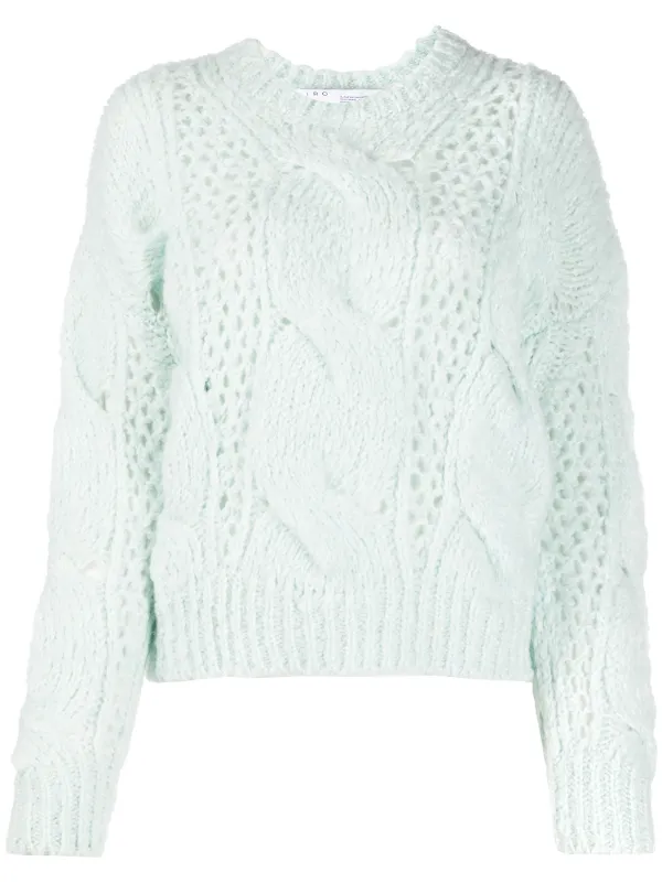 chunky cable knit sweater