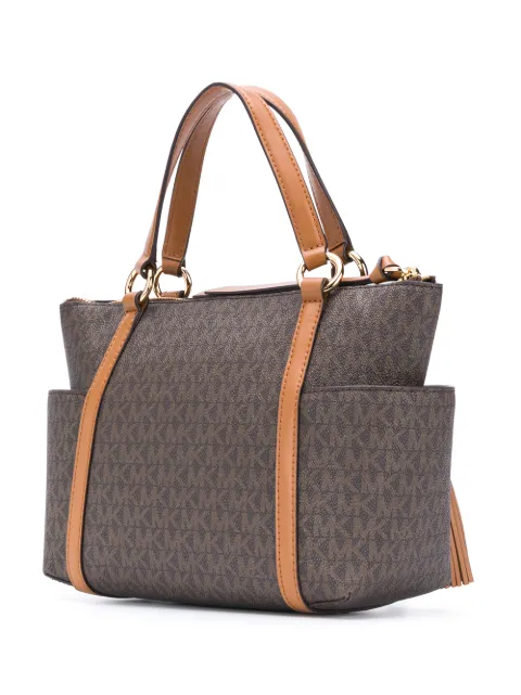 michael kors nomad small logo tote bag