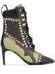 Image 1 of Moschino camouflage lace-up boots
