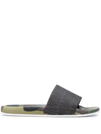 moschino pool slides