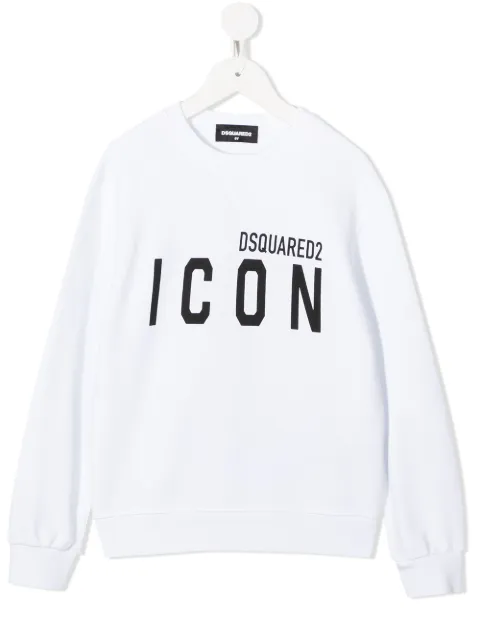 DSQUARED2 KIDS sudadera con capucha y logo 