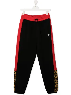 kids red jogging bottoms