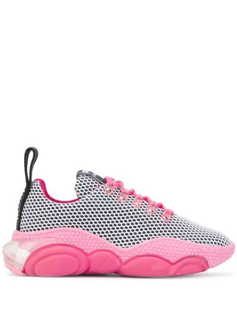 pink moschino trainers
