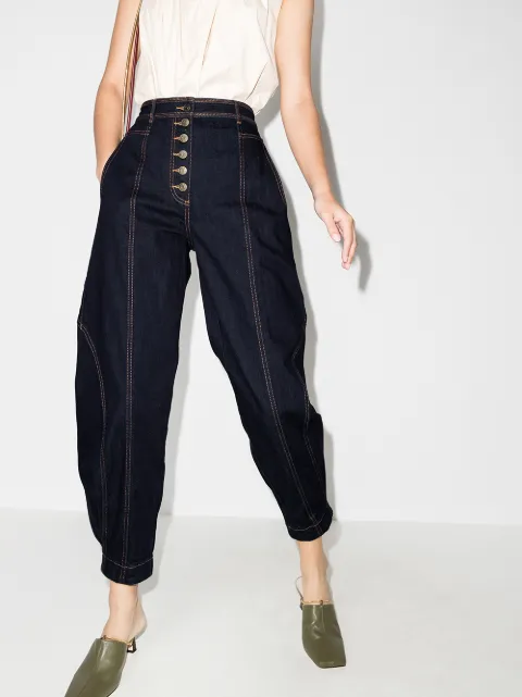 Shop Ulla Johnson Keaton high-waisted 