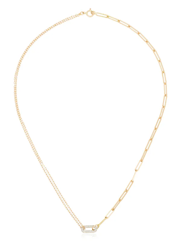 Yvonne Léon 18K Yellow Gold Diamond Link Choker