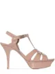 Image 1 of Saint Laurent Tribute 75mm leather sandals