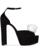 Image 1 of Saint Laurent Jodie 95mm platform sandals