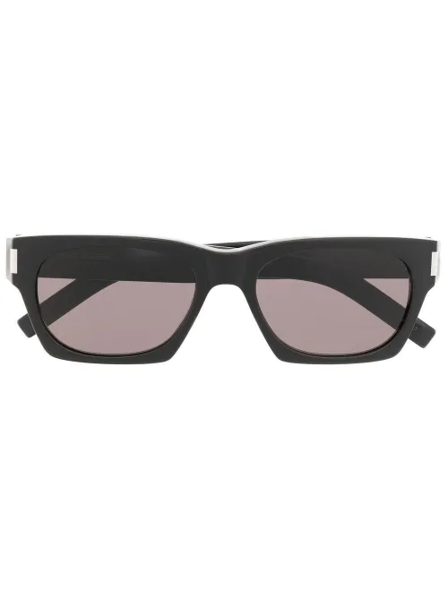 Lunettes de soleil à monture carrée - Saint Laurent Eyewear - Modalova