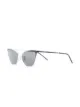 Image 2 of Saint Laurent Eyewear cat-eye silver-tone sunglasses