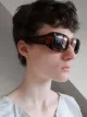 Image 2 of Saint Laurent Eyewear rectangle-frame tortoiseshell sunglasses