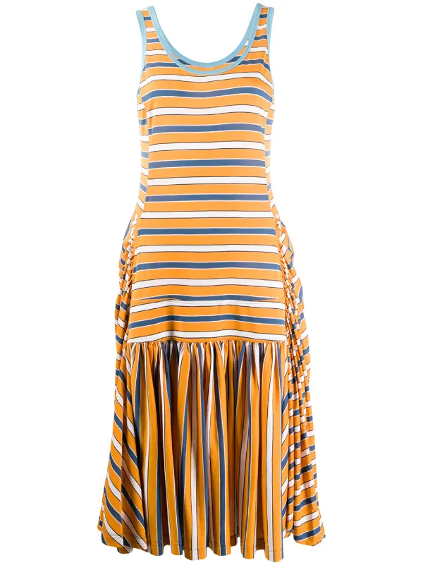 striped tank top dress