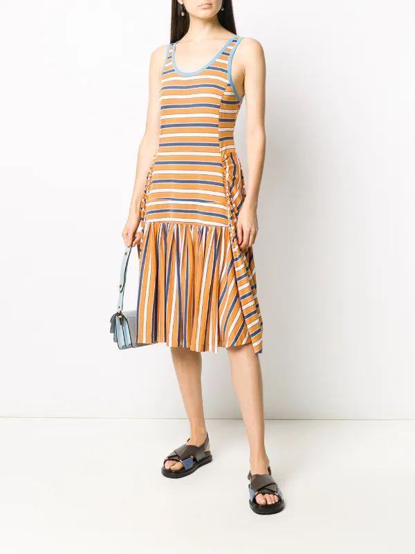 striped tank top dress