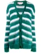 Image 1 of Marni striped brushed cardigan