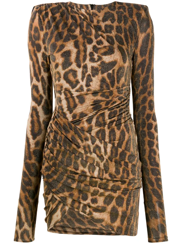 alexandre vauthier leopard dress