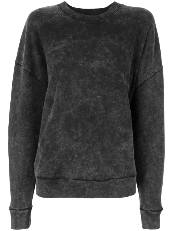 faded grey sweatshirt