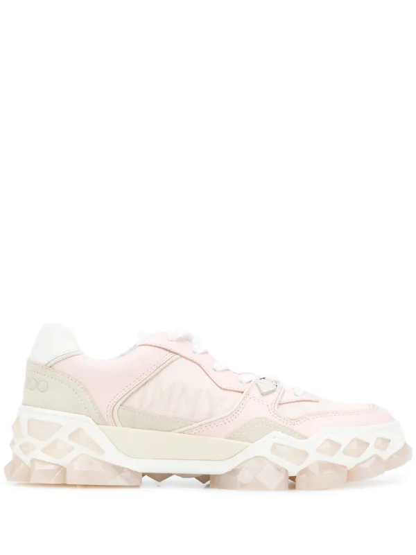 jimmy choo pink sneakers