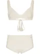 Image 1 of Valentino crochet-knit cotton bikini set