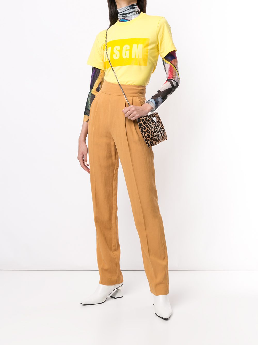 фото Msgm футболка с логотипом