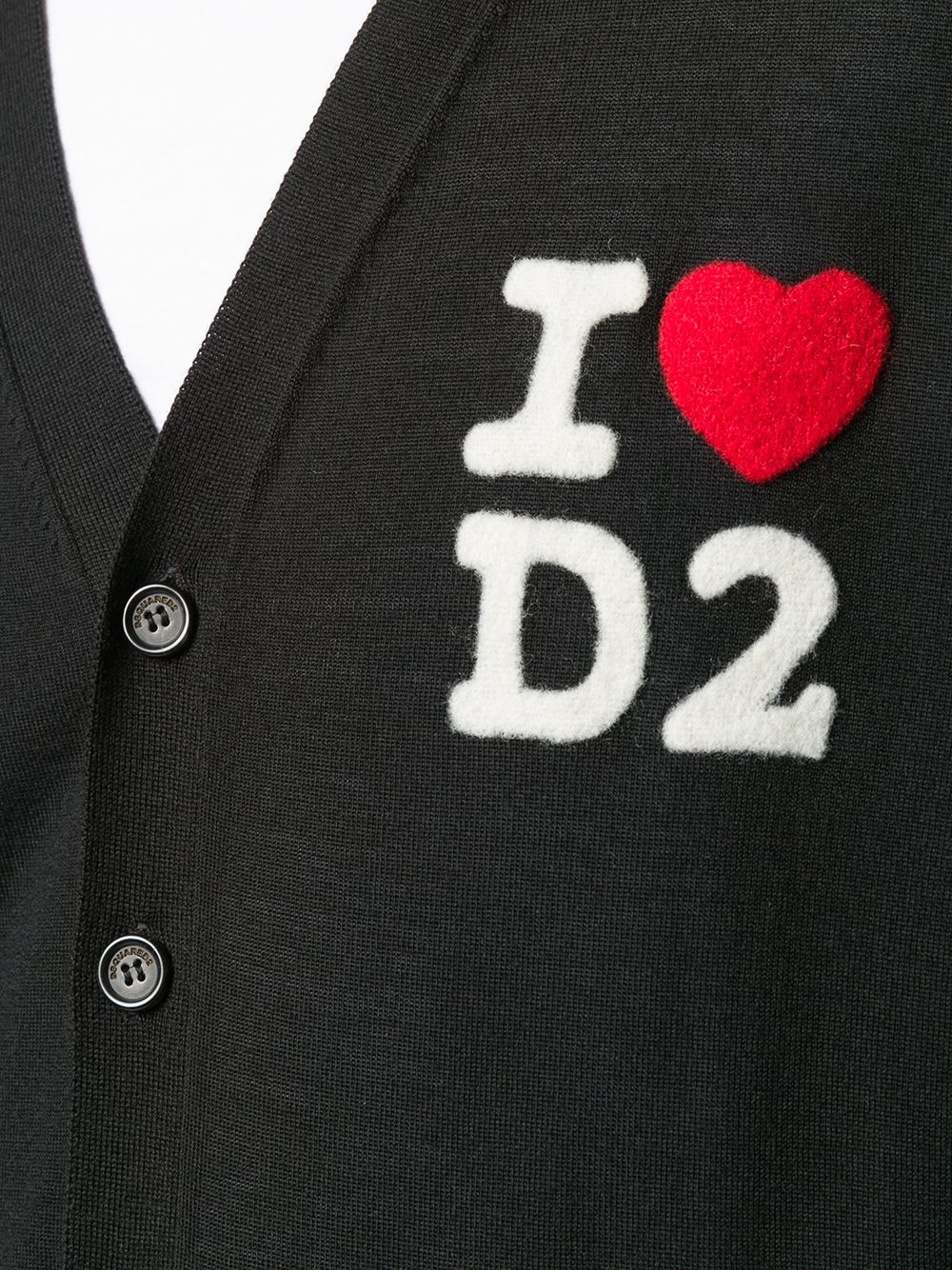 фото Dsquared2 кардиган i heart d2