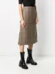 Prada houndstooth midi skirt