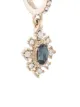 Marchesa Notte pendientes con aro de cristal
