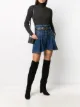 Image 2 of Alberta Ferretti high-rise denim shorts