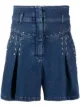Image 1 of Alberta Ferretti high-rise denim shorts