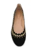 Chloé Lauren studded ballerina shoes