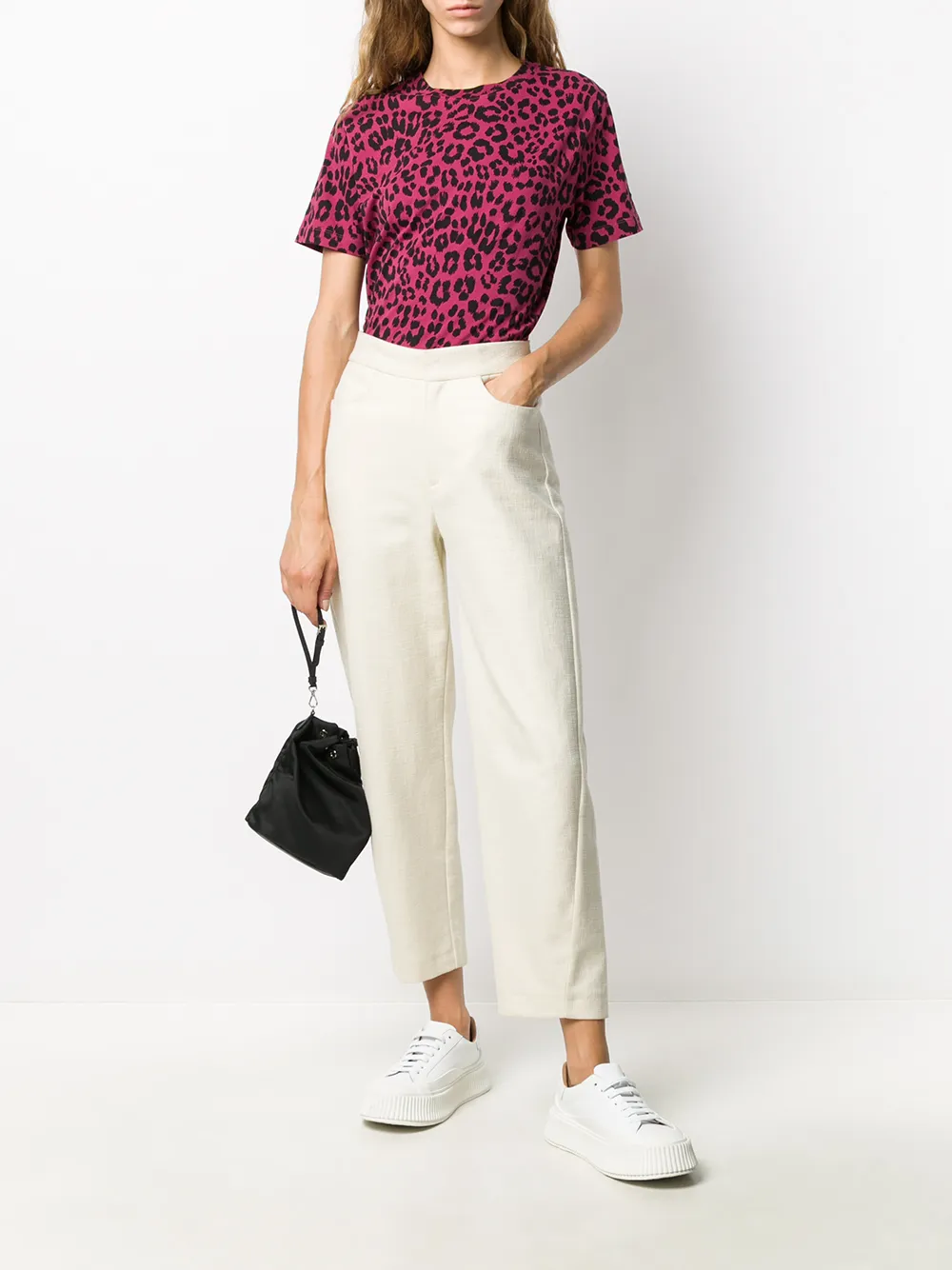 Kenzo T-shirt met luipaardprint Roze