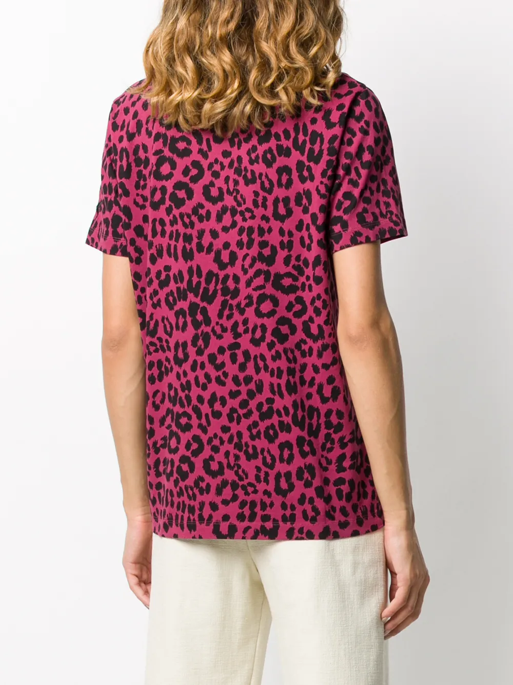 Kenzo T-shirt met luipaardprint Roze