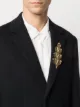 Image 2 of Ann Demeulemeester textured leaf-shaped pin