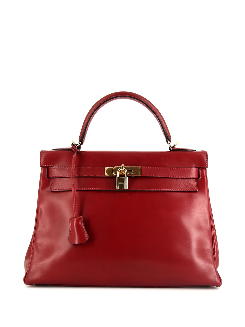 

Hermès bolsa Kelly 32 1990 pre-owned - Rojo