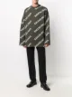 Balenciaga logo嵌花针织毛衣 图 2