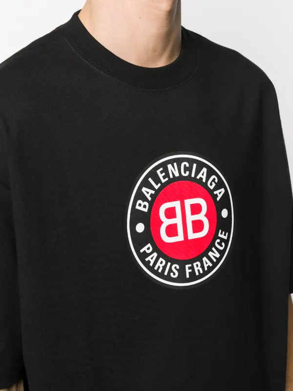 balenciaga bb paris t shirt