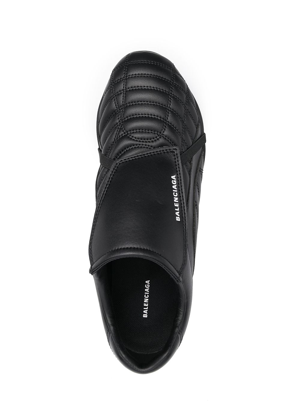 Shop Balenciaga Soccer Low-top Sneakers In Black