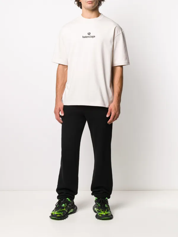 Balenciaga Sponsor Logo T-shirt - Farfetch