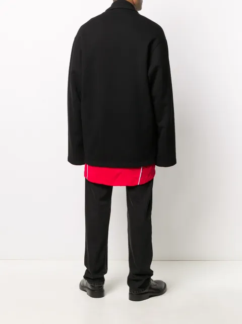Shop Balenciaga Cocoon shirt jacket 