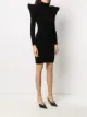 Balenciaga shoulder-pad detail dress