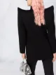 Balenciaga exaggerated-shoulder single-breasted jacket