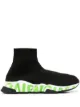 Image 1 of Balenciaga Speed graffiti-print sock sneakers