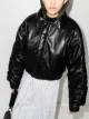 Image 2 of Nanushka Aida ruched bomber jacket