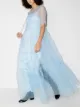 Image 2 of STAUD organza tiered maxi dress