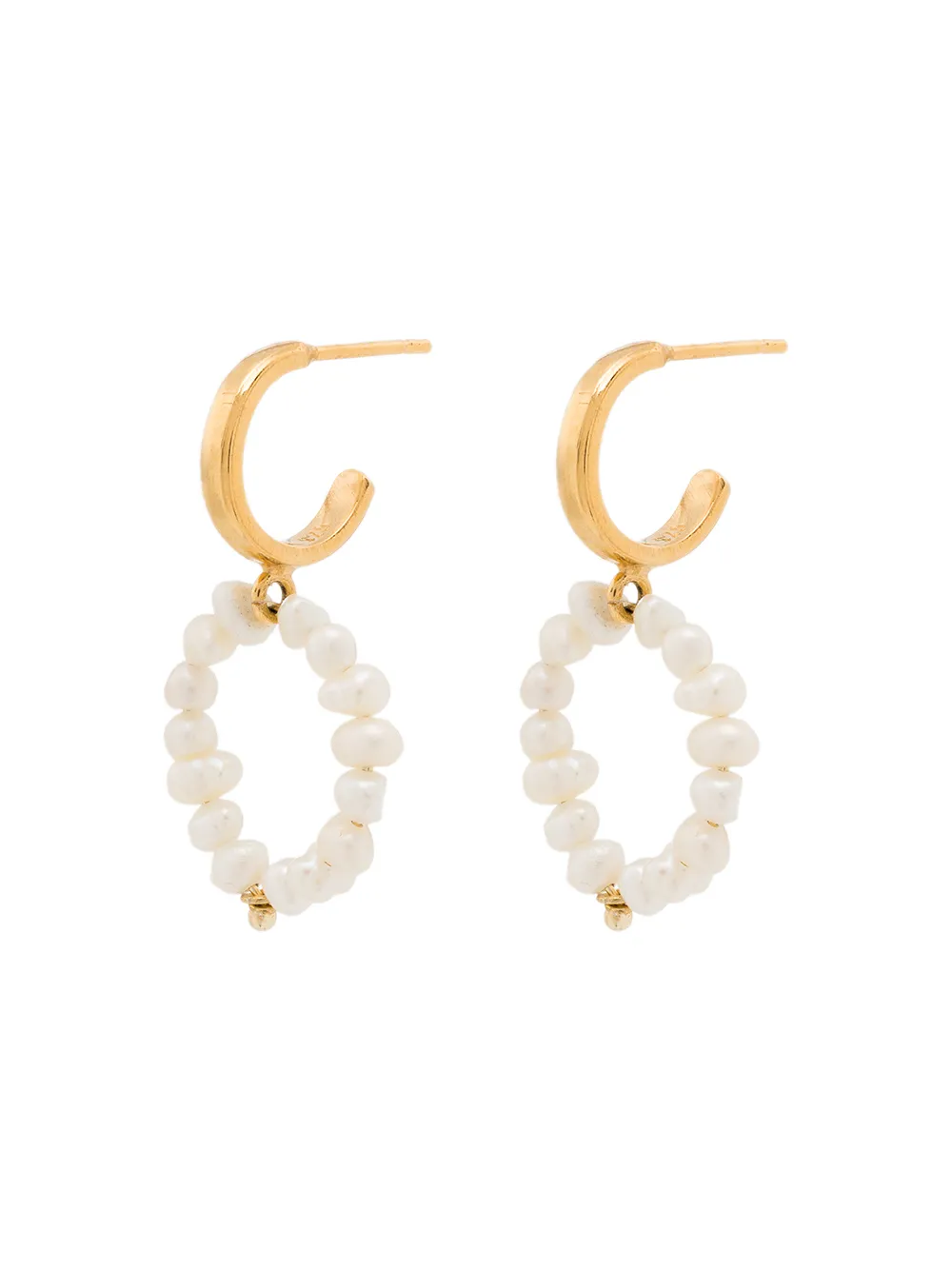 boucles d'oreilles à perles