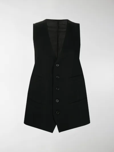 long tailored waistcoat