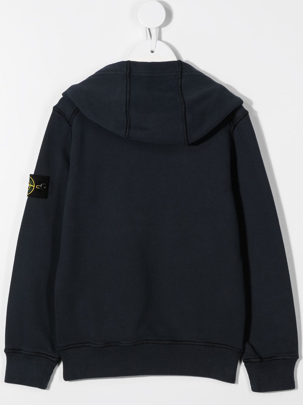 фото Stone island junior худи с логотипом и длинными рукавами