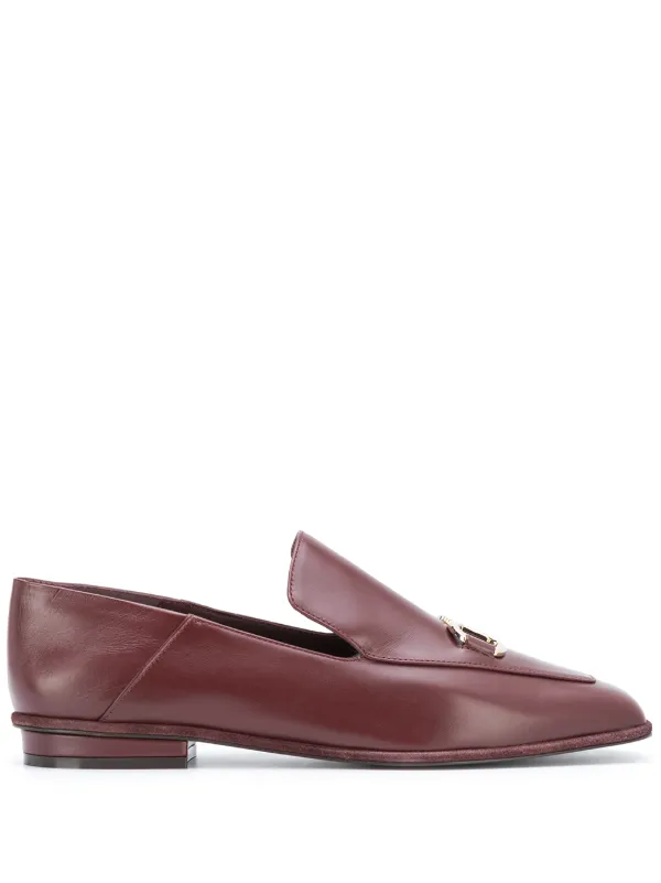 Ferragamo ガンチーニ ローファー | レッド | FARFETCH JP