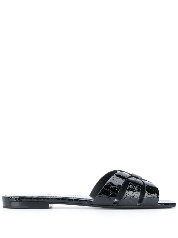 saint laurent tribute flat sandals sale